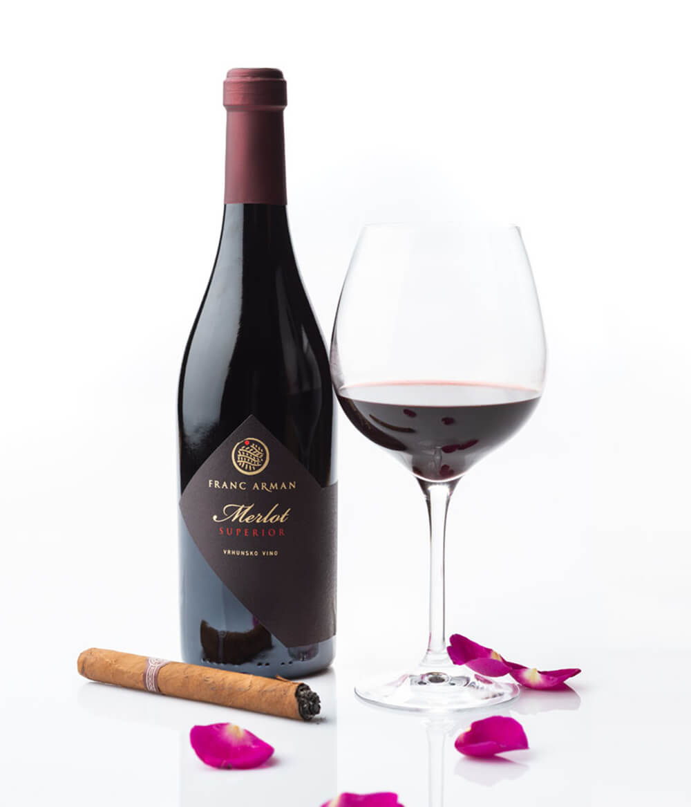 Franc Arman Merlot Superior Rotwein teranino 1